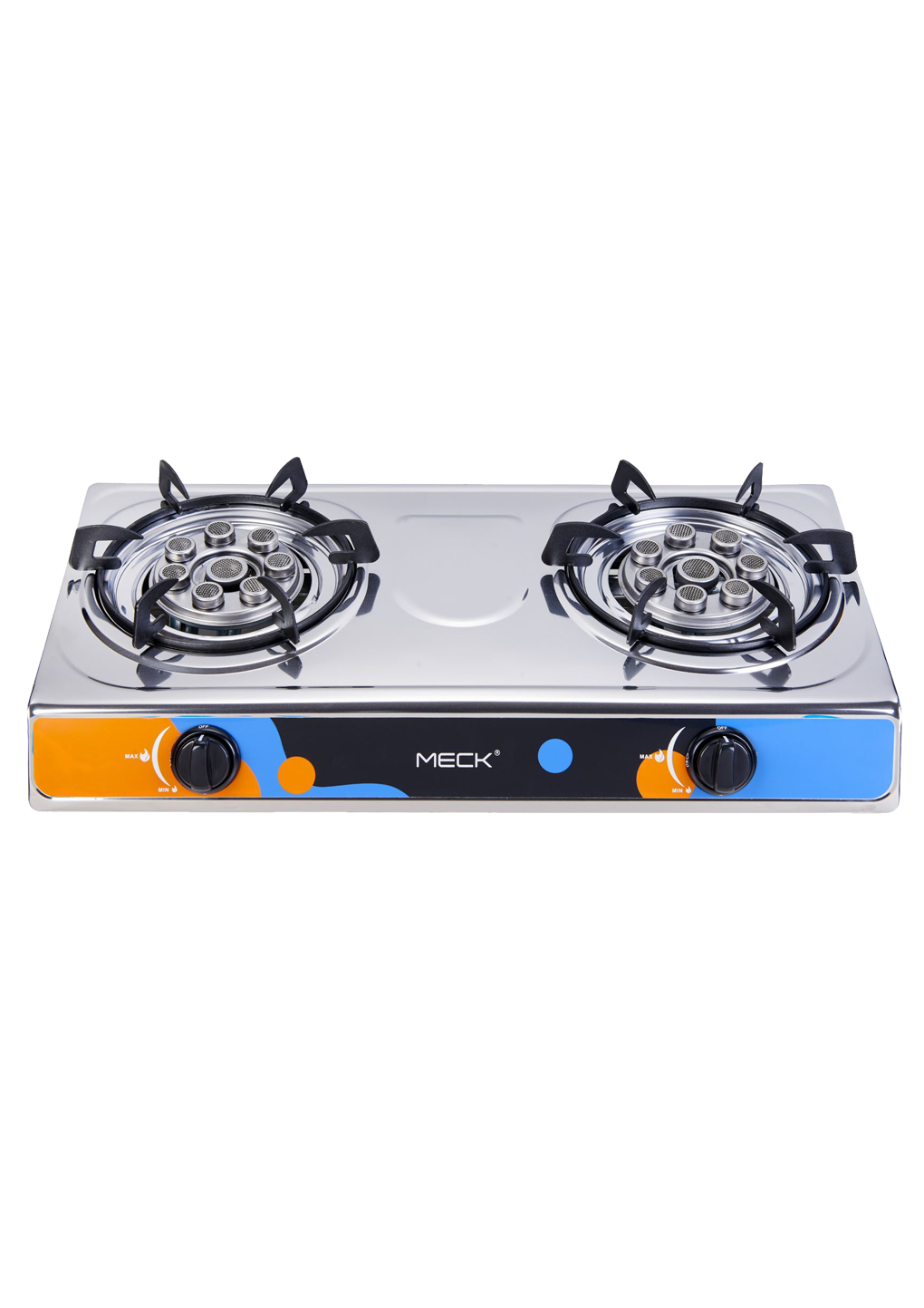 Gas Stove Double Jet Burner MGS5502SS Meck Marketing